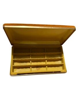 Prestige Vintage Yellow Travel Jewelry Organizer Tray for Women Jewelry